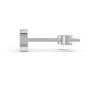 Marquise Cut Real Moissanite Bezel Set Solitaire Stud Earrings Screw Back 14K Gold Plated